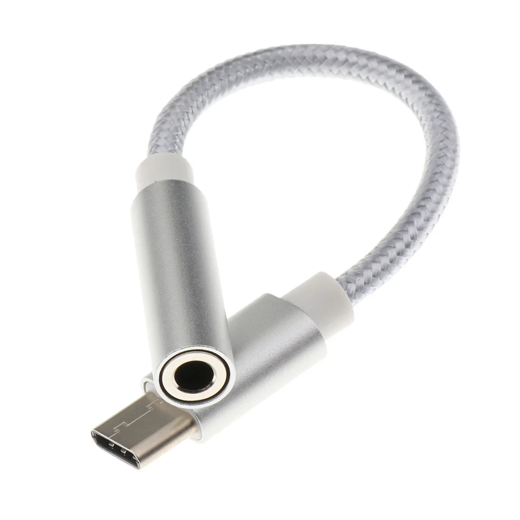 USB-C Type C To 3.5 Mm Headphone Jack Adapter Earphone Audio Cable Audio Converter USB C Earphone Jack Adapter