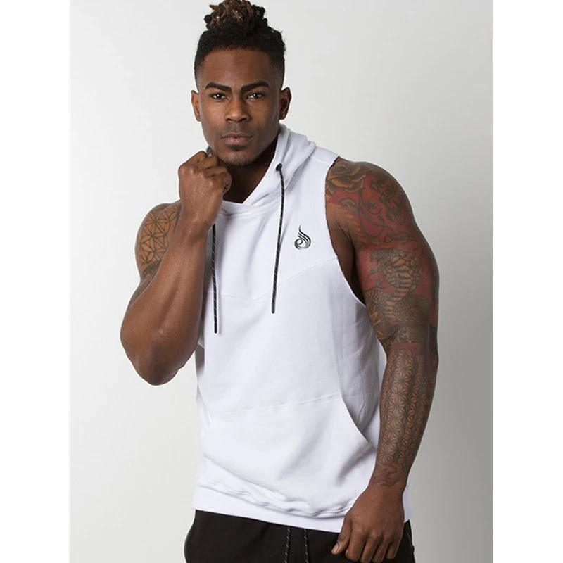 Tank Top Men Stringer Workout Vest gym (15)