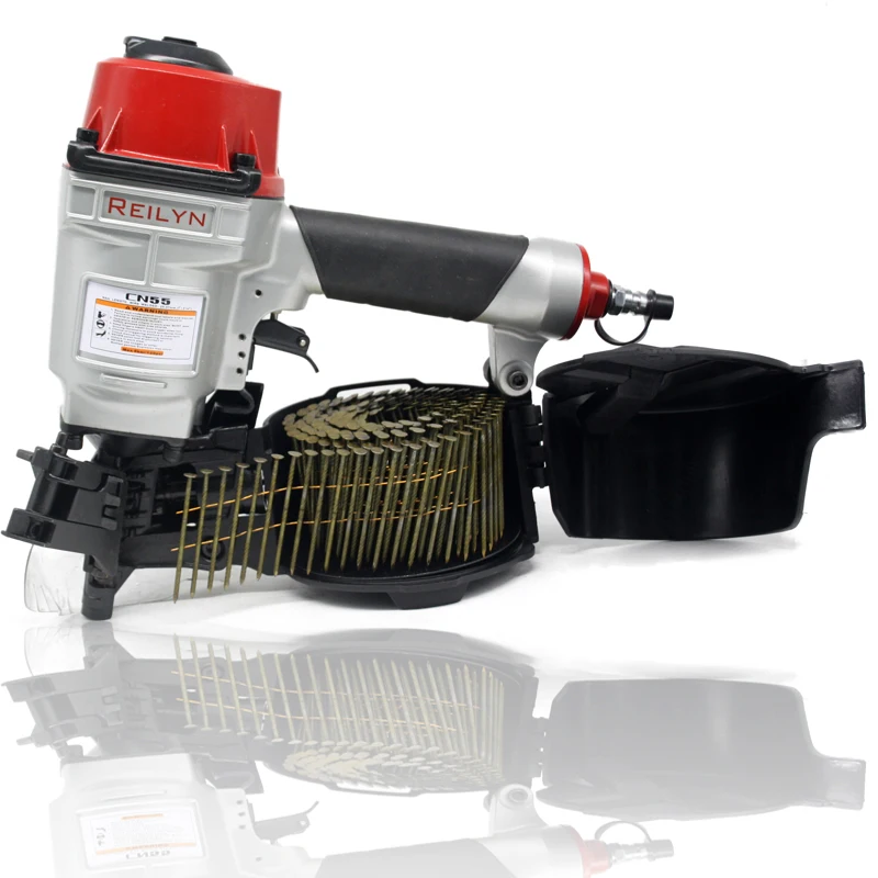Reilyn Coil Nailer CN55 CN70 CN80 Пневматический воздушный гвоздильщик для дерева рабочая