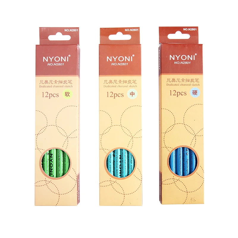 

NYONI charcoal sketch sketch drawing carbon pen soft charcoal charcoal hard charcoal pencil professional painting art supplies