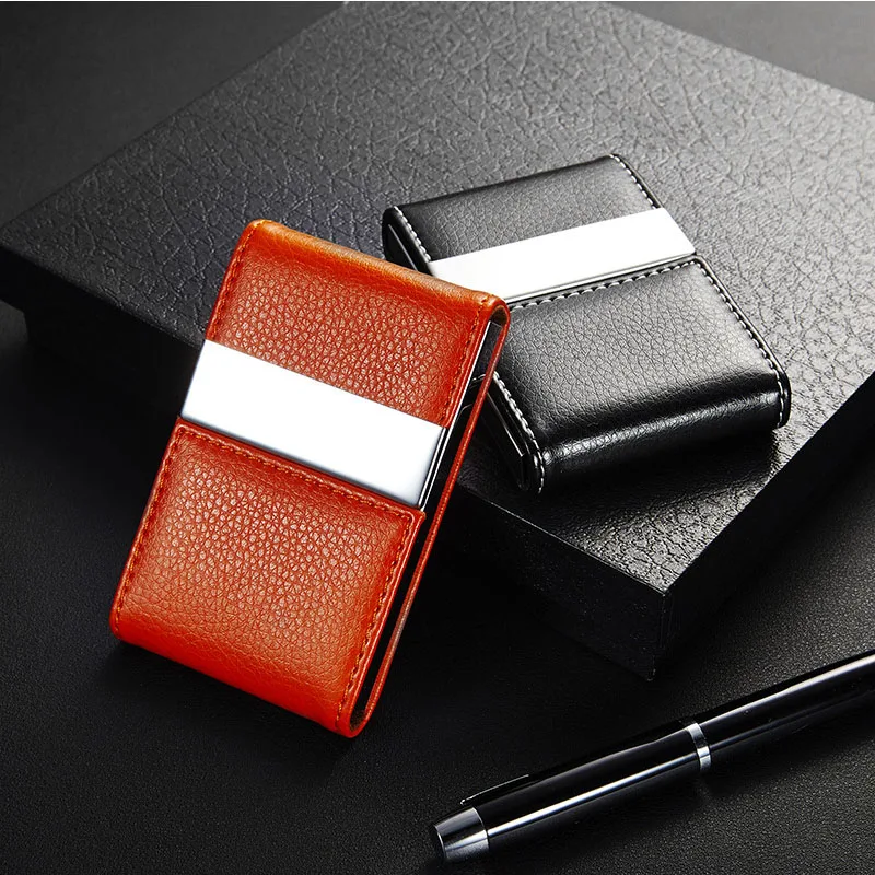 

Credit Card Organizer Stainless Steel Pocket ID & Credit Card Holder Case Metal Name Card Holder Metallic Business Card Case