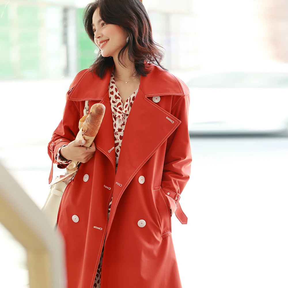 

IRINAY901 2019 FW Collection new arrivals casual long women trench coat