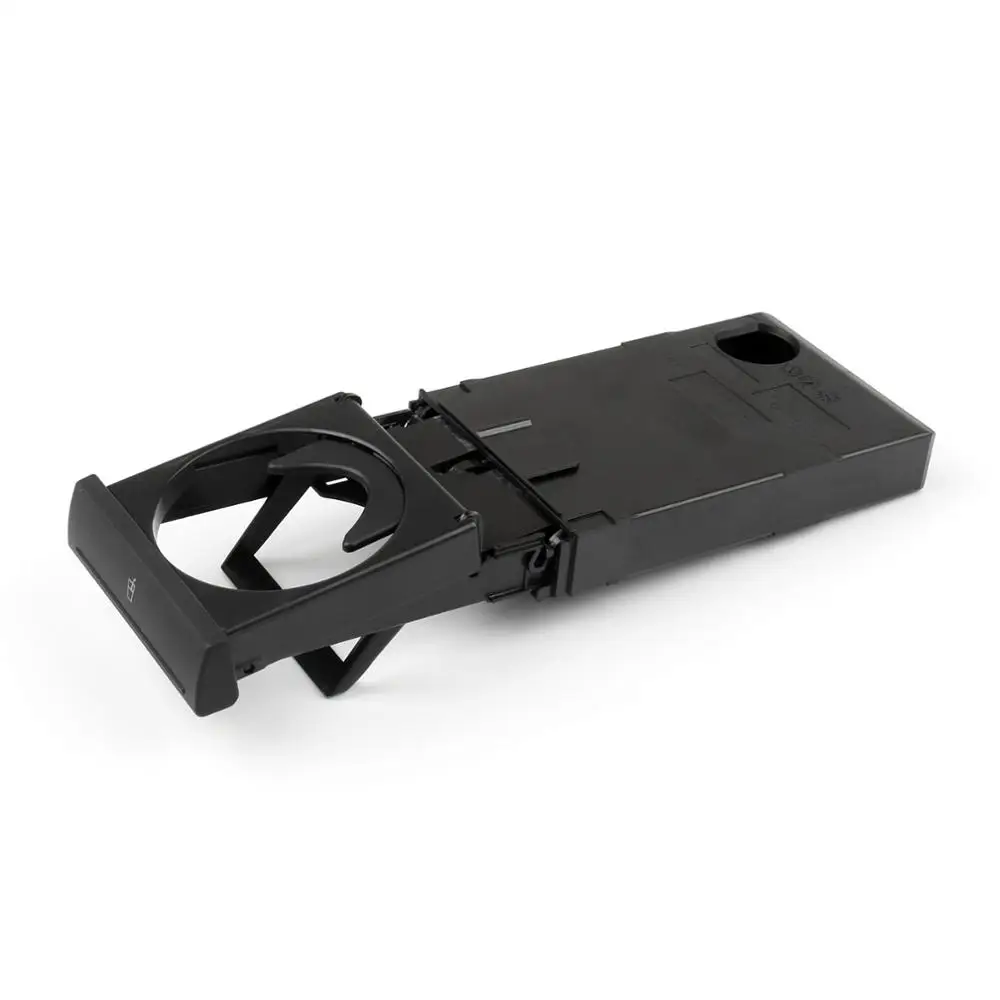 

Areyourshop New Stretch Fold Cup Holder For AUDI A6 C5 1998-2005 OEM Black Folding Stretch Cup Holder Car Auto Parts
