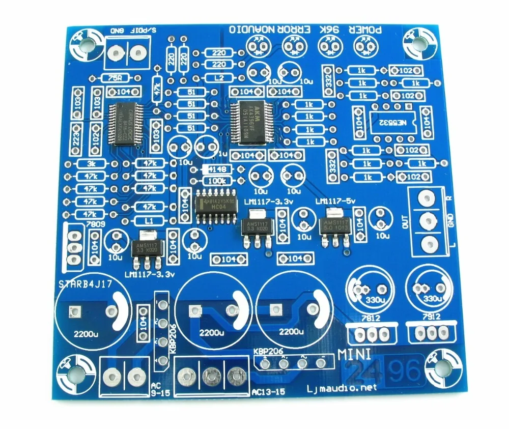 Новое поступление CS8416+ AK4396 цифровой коаксиальный аудио декодер ЦАП 24 бит 192 кГц профессиональный аудио декодер чип Звук отличный