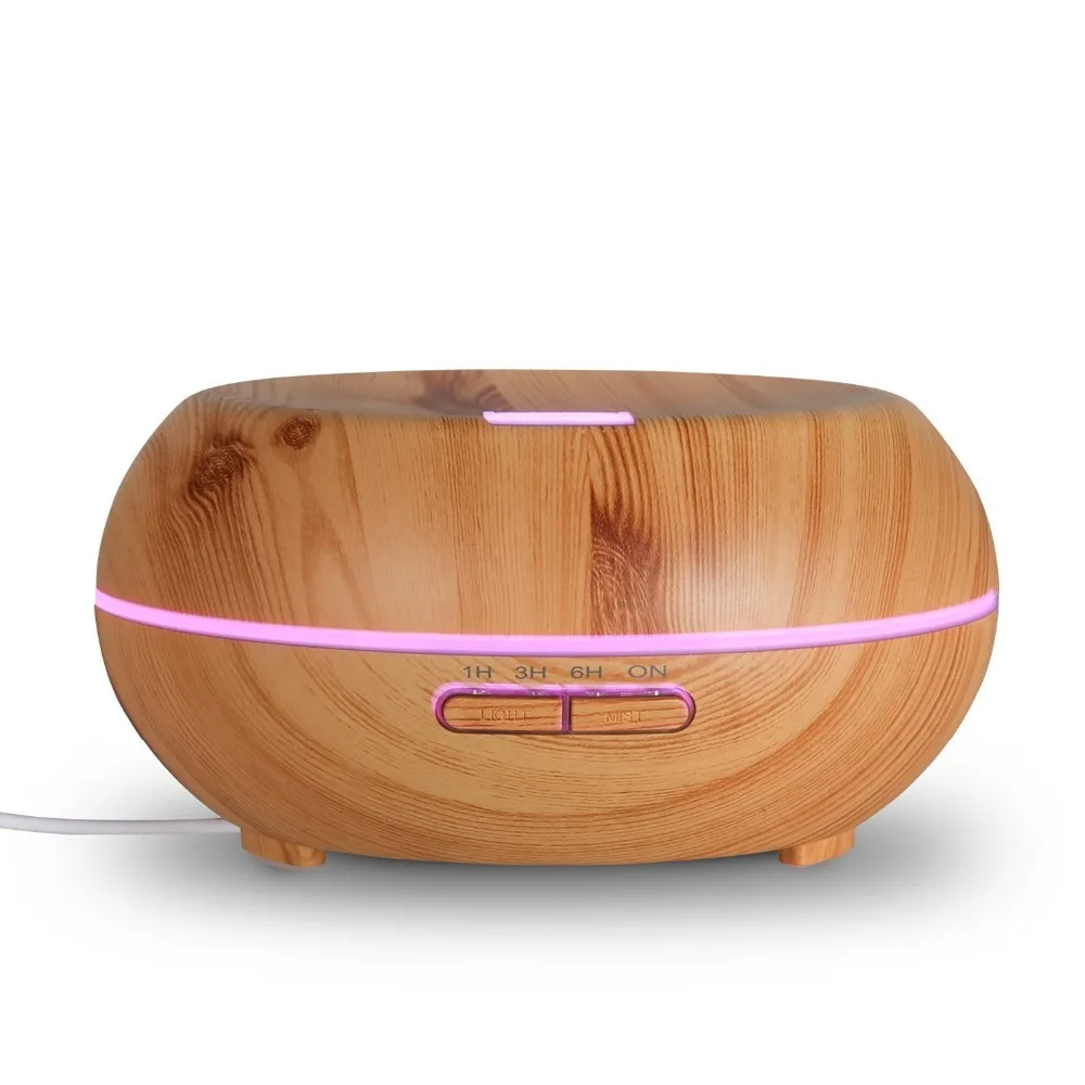 

200ML Essential Oil Diffuser Wood Grain Ultrasonic Aroma Cool Mist Humidifier for Office Bedroom Baby Room Study Yoga