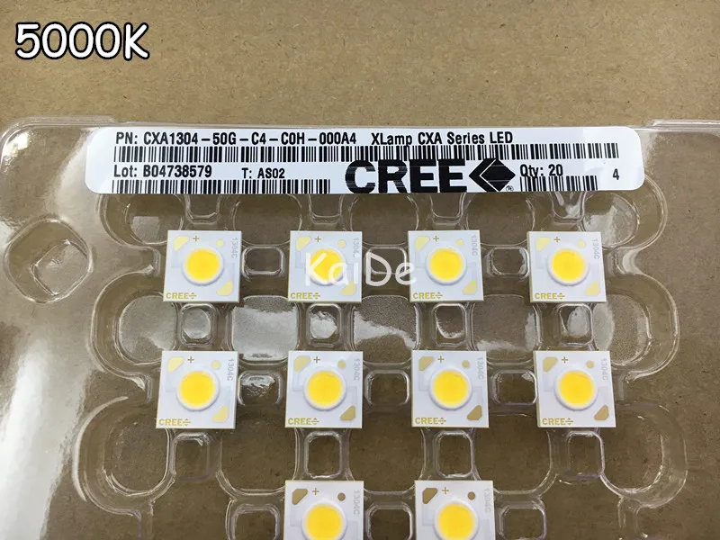 CREE XLamp CXA1304 Светодиодная лампа 3,7-10,9 Вт COB white5000k нейтральный white4000k теплый белый 3000K излучатель светильник