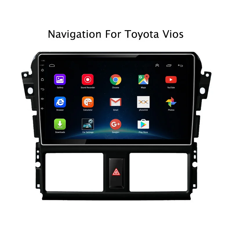 Best 10.1" 2G RAM 32G ROM Car DVD GPS Navigation For Toyota Vios 2014-2016 with Radio Head Unit,support 4G LTE 2