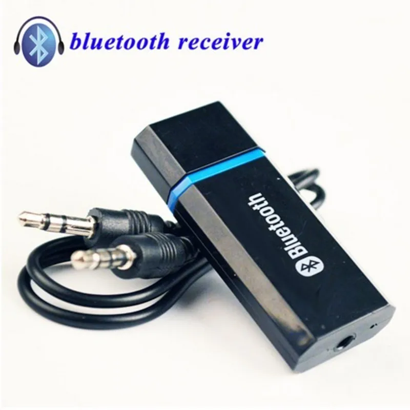 New!!Portable 3.5mm AUX Dongle USB Wireless Bluetooth Car Kit Music Audio Receiver Adapter A2DP with Cable for Speakers | Автомобили и