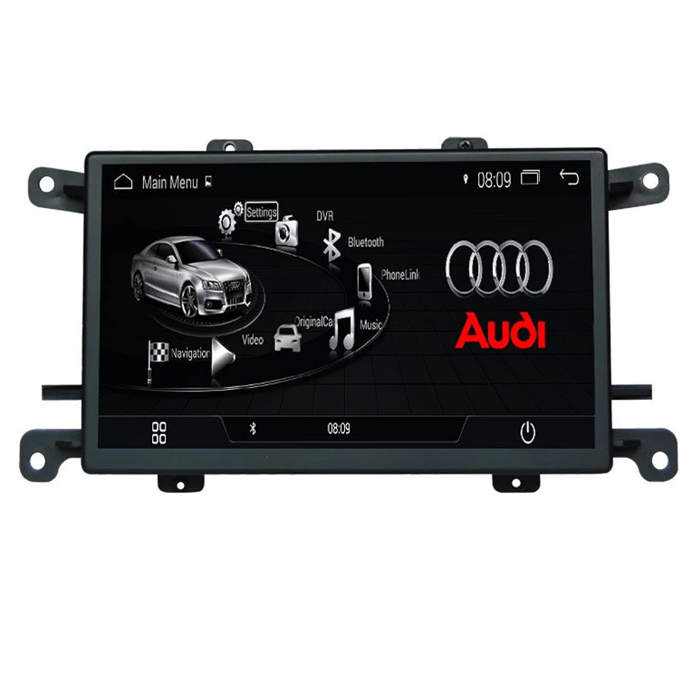 Автомобильный мультимедийный плеер DVD Радио для AUDI A4 Q5 A5 зеркало с Навигатором GPS