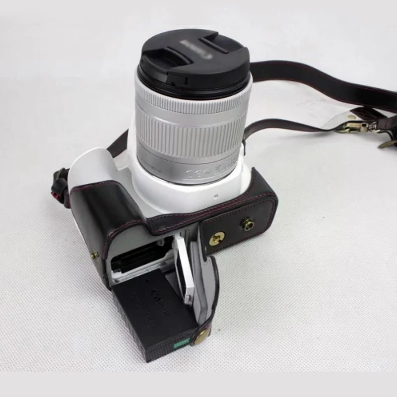 Чехол из искусственной кожи для камеры Canon EOS 1100D 1200D 1300D 500D 550D|Сумки