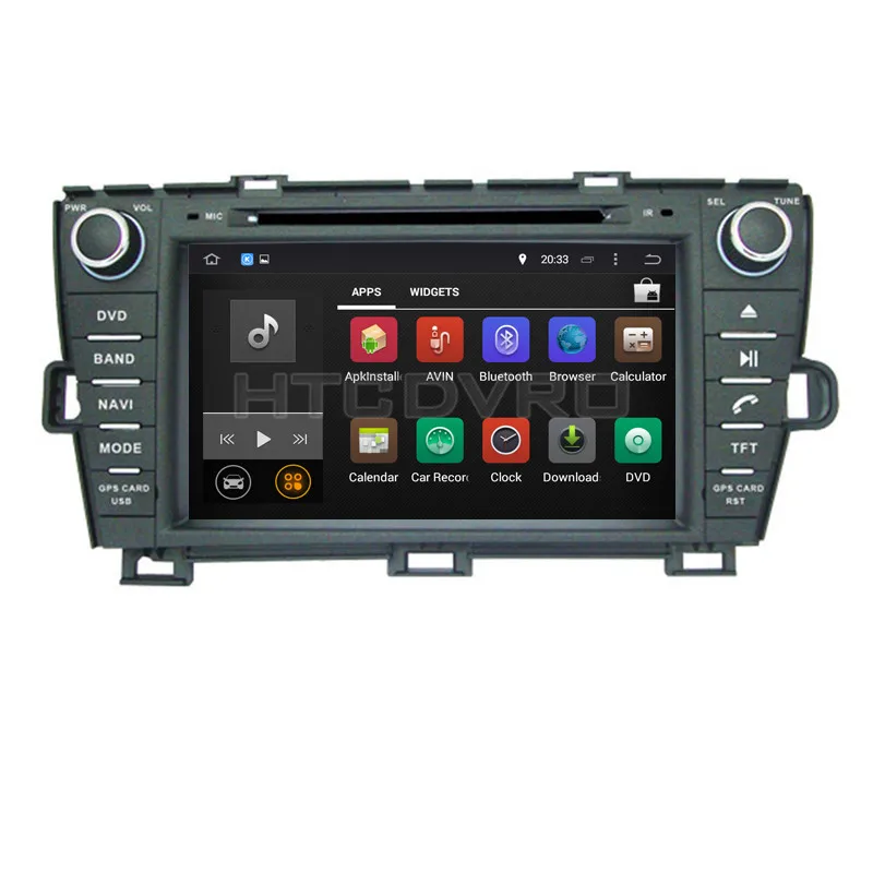 Clearance YMODVHT 8inch 4G Octa Core Android 9.0 7.1 Car DVD Player for Toyota Prius 2009- Right/Left driving Black RDS Radio Audio Stereo 13