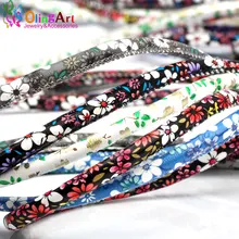 OlingArt 6 мм 2 м/лот Пу цветок круглый кожаный шнур для в Европейском стиле, для самостоятельного творчества Цепочки и ожерелья браслет колье ручное производство ювелирных изделий