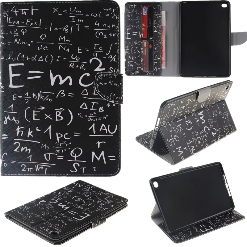 Fashion Two Side Flower Flip Wallet Case For Apple iPad Mini 4 Case PU Leather Stand Tablet Cover Case With Card Money Holder (20)