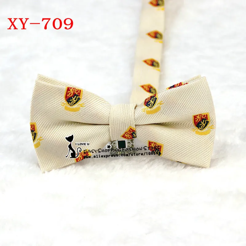 Абсолютно мужской s Шелковый полиэстер Свадебный галстук для мужчин модный клетчатый полосатый однотонный Tuxeo Corbatas галстуки-бабочки Gravatas - Цвет: Photo color