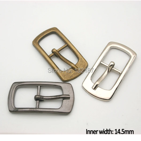 Metal Buckle Simple Pin Buckle Silver 