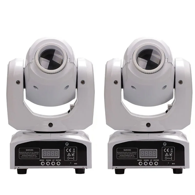 Светодиодный прожектор Gobo DMX512 в белом корпусе миниатюрный светильник с