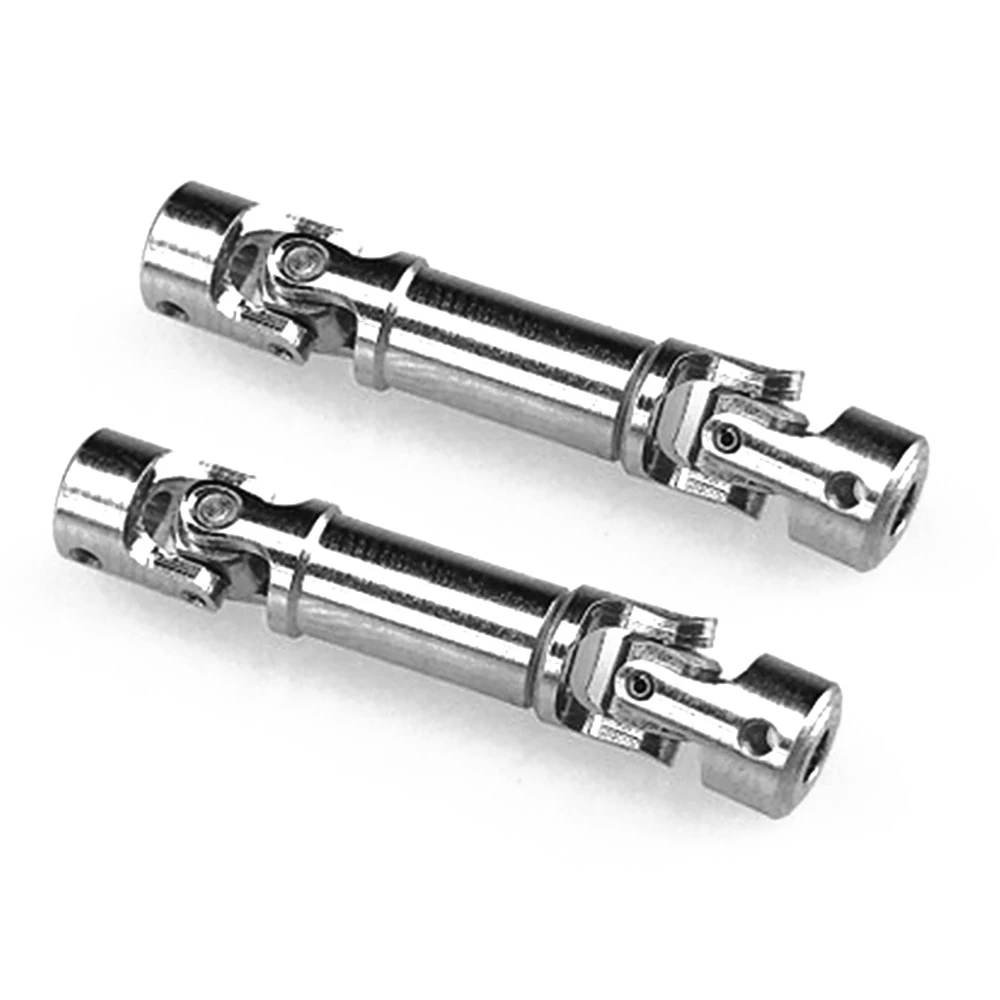 

2pc WPL 1/16 Military Truck RC Remote Control Crawler Car spare parts upgrade Metal Transmission shaft