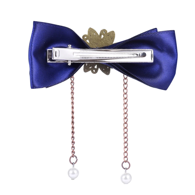 Chic Steampunk Gears Hair Clips Tassels Bowknot Hairpins Women Hair Accessories