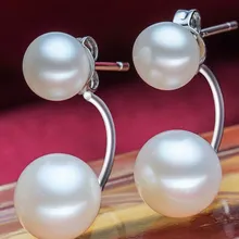 Модные натуральные жемчужные серьги из пресной воды изысканные красивые очаровательные уникальные серьги-капли для женщин и женщин