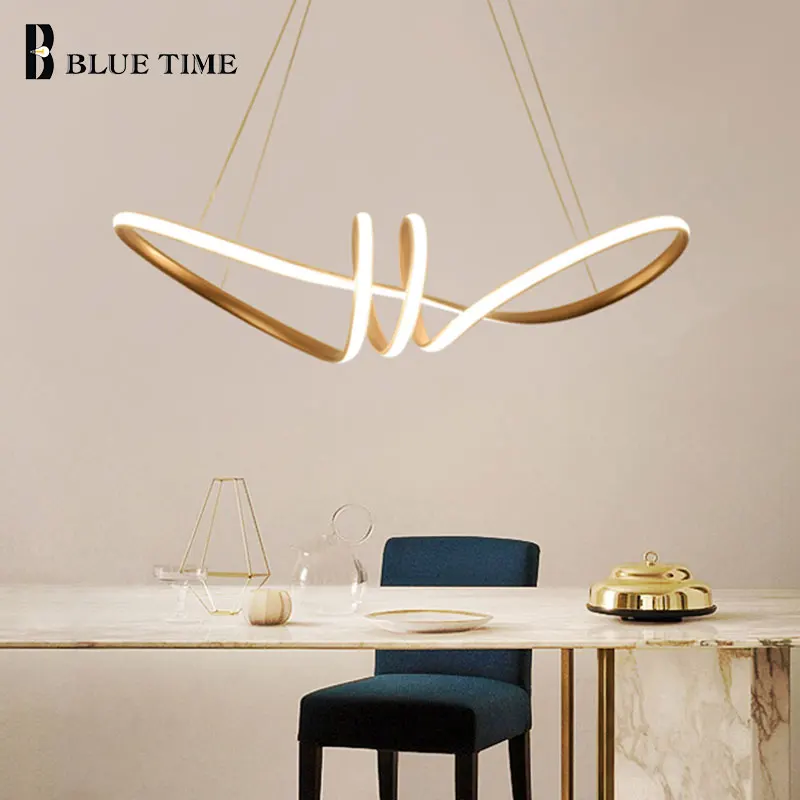 

Bowknot Shape Creative LED Chandelier Lighting For Bedroom Living Room Dining Room Golden Finished LED Chandeliers AC 110V 220V