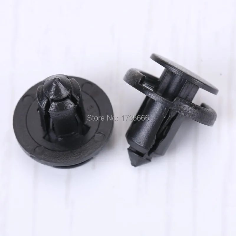 50 Push-Type Bumper Retainer Fastener Clip For Nissan GT-R Versa Maxima 8mm Hole