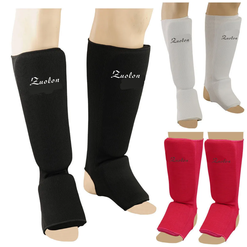 

Shin Guards kick boxing protector Sanda taekwondo shin guard boxing Leggings Ankle protection MMA Muay thai shin protector pads