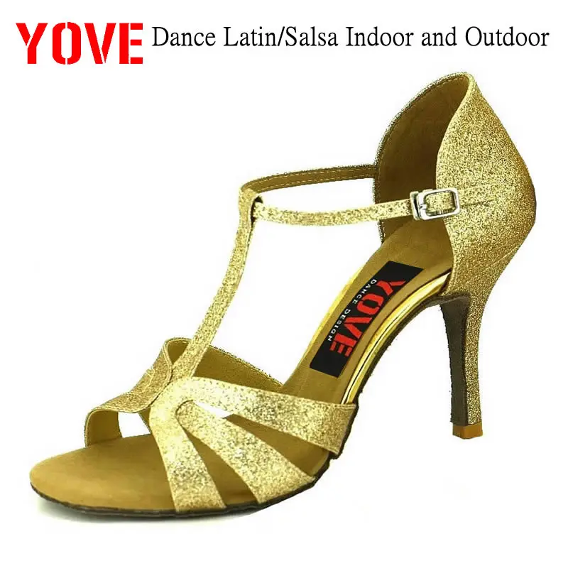 YOVE Style w1610-12 Dance shoes Bachata/Salsa Indoor and Outdoor Women's Dance Shoes