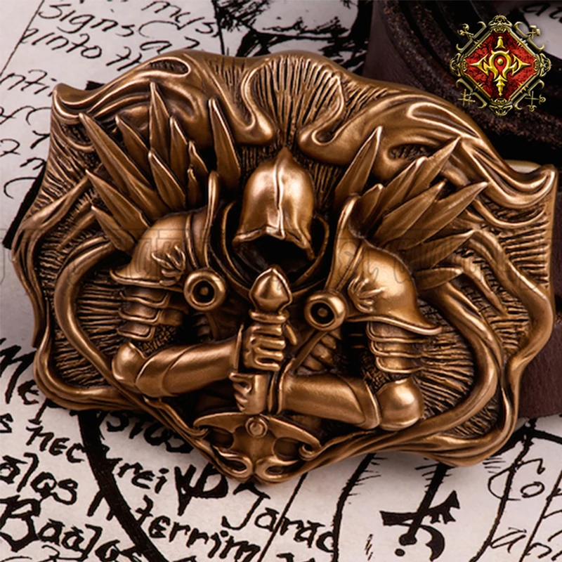 OGRM Archangel Tyrael пряжка для ремня мужские металлические ремни Роскошная бронзовая Пряжка для мужского ремня подарки для boysboyfriend подарок на день Святого Валентина