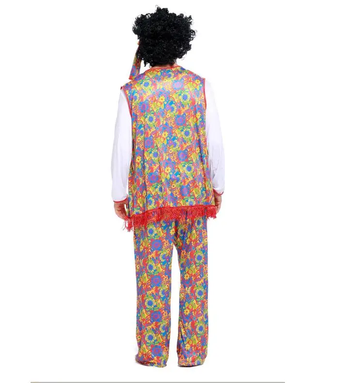 Man's hippie costume set2