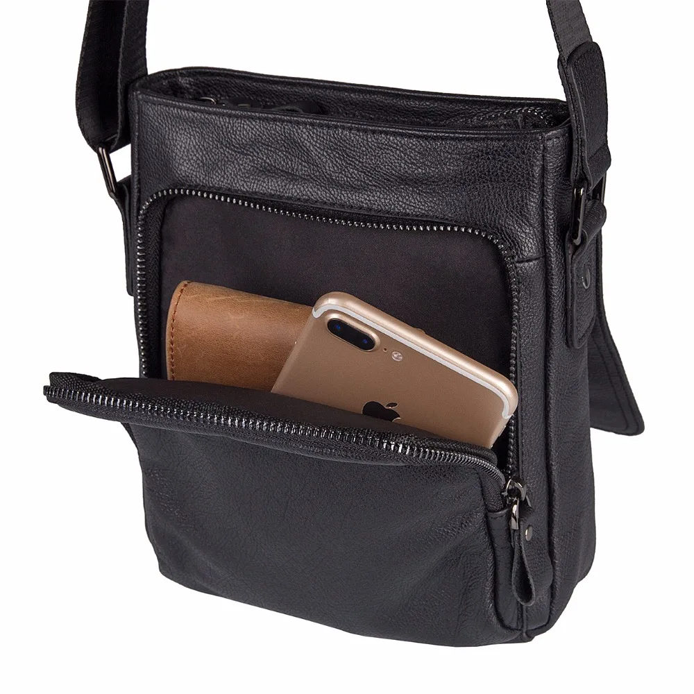 Натуральная кожа классическая сумка на плечо прочная кожаная мужская сумка через плечо сумка для мужчин 1033A/1033X