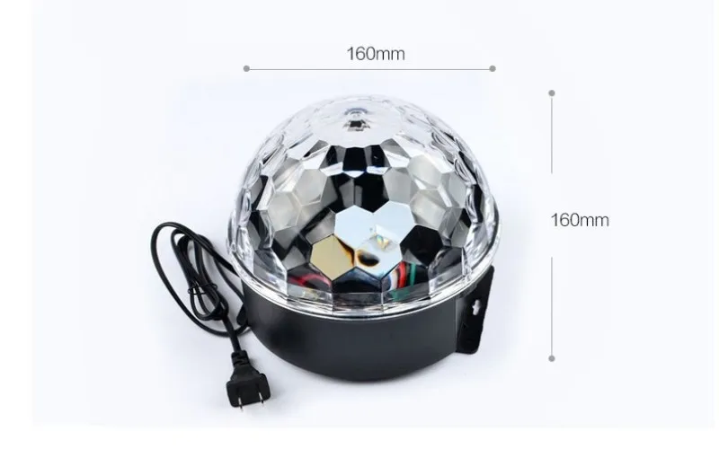 1 м 10 кабель 9 красочный автоматический/звуковой RGB эффексветильник Хрустальный