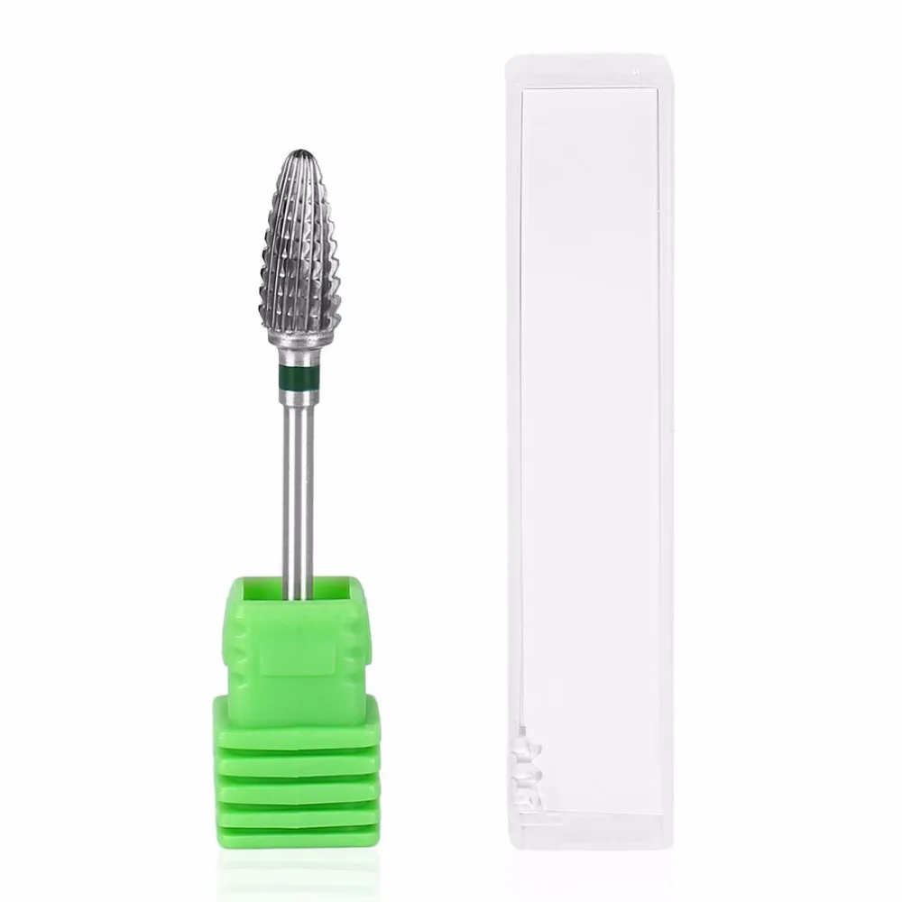 

1 Pcs Large Cone Shape Carbide Nail Drill Bit Electric Nail File Drill Bit Coarse Carbide Drill 3/32 inches