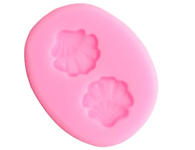Shell силиконовые формочки для печенья шоколад для выпечки Fondant Mold украшения для кексов DIY вечерние украшения торта инструменты Fimo глины кондитерские формы