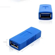 Лучшая USB 3,0 тип A адаптер «Мама-мама» муфта пол сменный разъем usb адаптер usb зарядное устройство