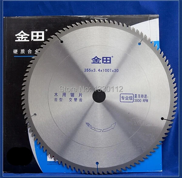 

1pcs 14" 355x100T circular saw blade for wood cutting plywood board sheet plate wood board suitable for wood saw free shipping