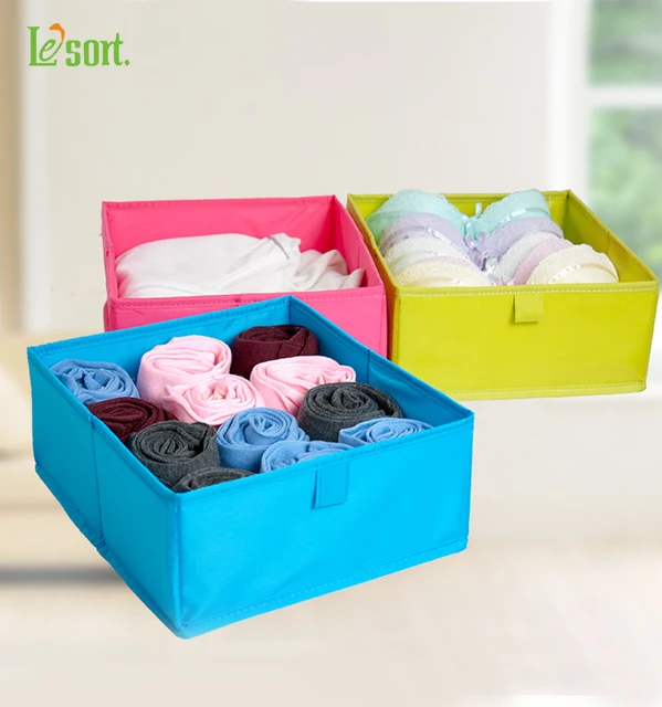 Colorful Foldable Storage Box For Clothes Washable Underwear Colorful Foldable Storage Box For Clothes Washable Underwear Polyester Fabric Drawer Organizer Containers