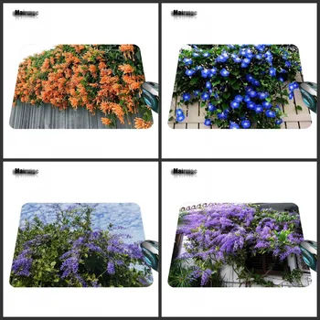 

Mairuigek Colourful New Design Blooming Flowers Customize Portable Gaming Mouse Pad Size 18x22cm 25x29cm Rectangle Rubber Mat