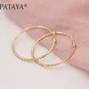 PATAYA-pendientes dorados únicos de una capa, Accesorios DE BODA nupciales colgantes de oro rosa 585, joyería Bohemia, candelabro ► Foto 1/6