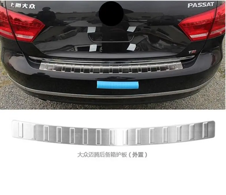 

High quality rear Sill Car bumper Protector stainless steel styling for 2011-2015 VW Passat B7