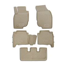 5PCS для Toyota Fortuner 2013-17 противоскользящий напольный коврик легко моется быстросохнущий водонепроницаемый коврик для ног