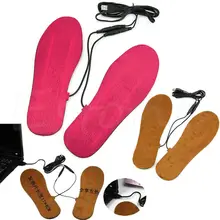 New Hot USB Electric Powered Heated Insoles For Shoes Boots Keep Feet Warm