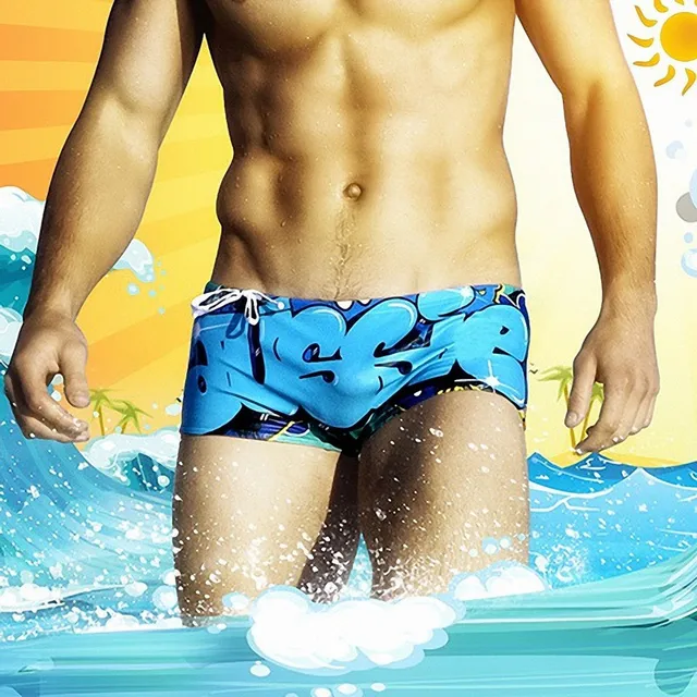 12 Colors Printing Swimsuit Man Brand 2018 Swimwear Men Gay Swimsuits Swimming Briefs Trunks Mens Swim Shorts Beach Wear Sunga 36 aeProduct.getSubject()