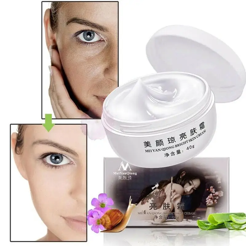 

Snail Extract Freckle Cream Strong Effects Whitening Remove Melasma Acne Spots Pigment Melanin Aloe Pearl Moisturizing Skin Care