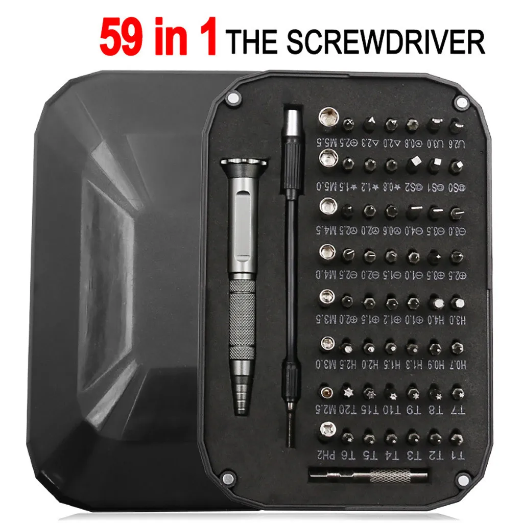 59pcs Small Mini Precision Screwdriver Set Watch Jewelry Electronic Repair Tool Men's And Women's Tools Profession | Наручные