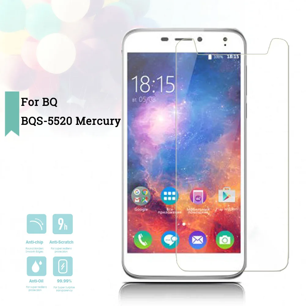 2.5D 0 26 мм ультратонкое закаленное стекло BQ BQS 5520 Mercury усиленная защитная пленка