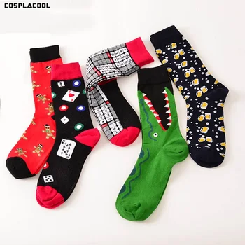 

[COSPLACOOL]Warm harajuku socks women cartoon sweater seasons funny socks Japan calcetines soft meias cotton cute meias
