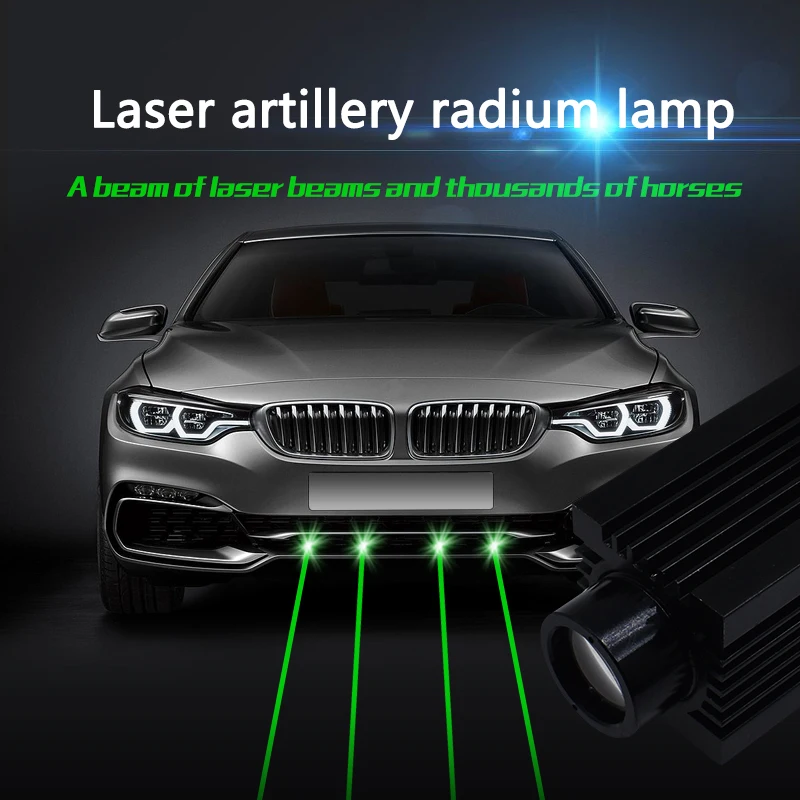 

Green Line Anti Collision Rear-end Laser Tail Fog Light Car Brake Parking Lamp Rearing Warning Light Auto Styling