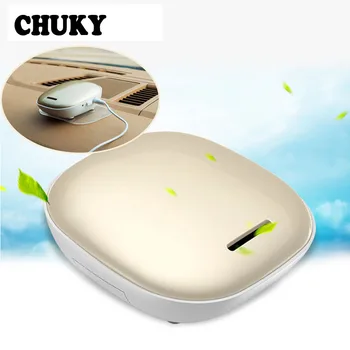 

CHUKY 1pcs Car Negative Ion Air Purifier Filter Oxygen Bar Accessories For Ford focus 2 3 mk2 fiesta Suzuki swift grand Hyundai
