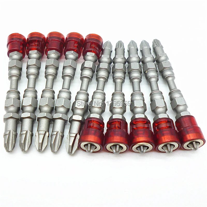 Бита для кровельных саморезов 8мм. Бита для шуруповерта для гипсокартона с ограничителем. E0045b. Насадка для шуруповерта для саморезов. Бита с торцевой головкой магнитная (8 мм; 45 мм) 2 шт.