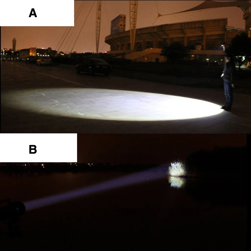 1/2/3 предмета в комплекте светодиодный вспышка светильник T6/L2 водонепроницаемый фонарь светильник Масштабируемые Светильник 5 режимов Светодиодный фонарь для 18650/AAA батареи